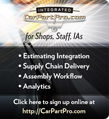 Integrated Car Part Pro for Shops, Staff, IAs
